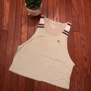 Pink by Victoria’s Secret mint green crop top